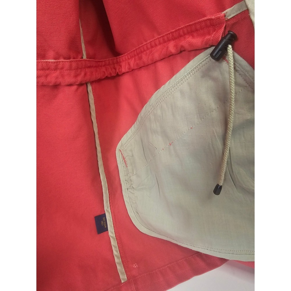 Henry Jacobson Barn Jacket SZ S Red Button Up Chore Utility CALLOUTS IN PICS - Picture 6 of 12